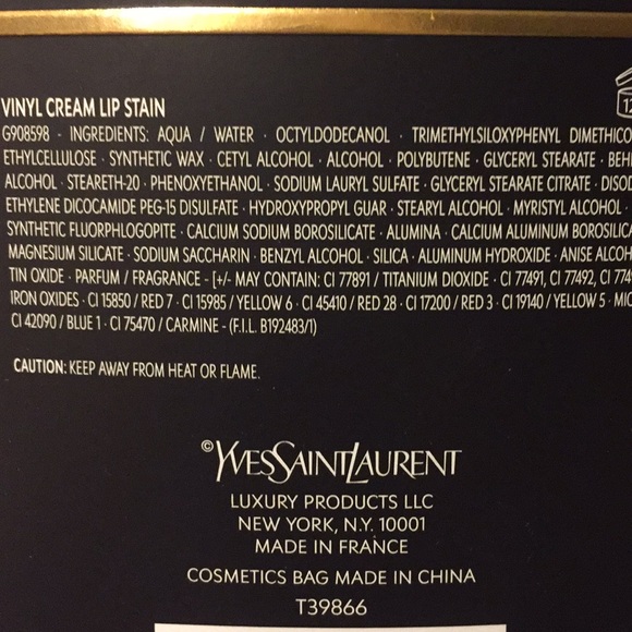 Yves Saint Laurent Makeup Ysl Vinyl Cream Lip Stain 47 Poshmark